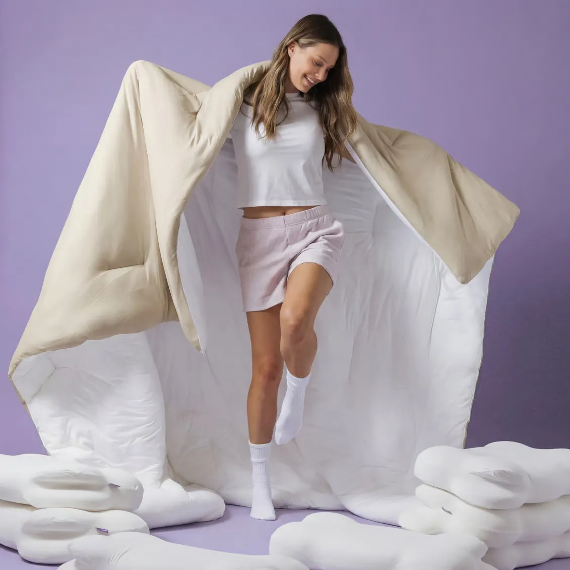 Double-Stuffed All-Season Quilt | Soft & Machine Washable