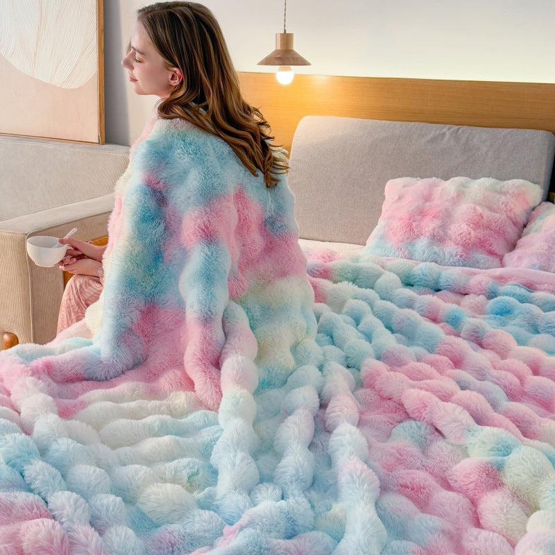 Tie-Dye Dream Fleece Blanket | Cozy, Soft and Colourful