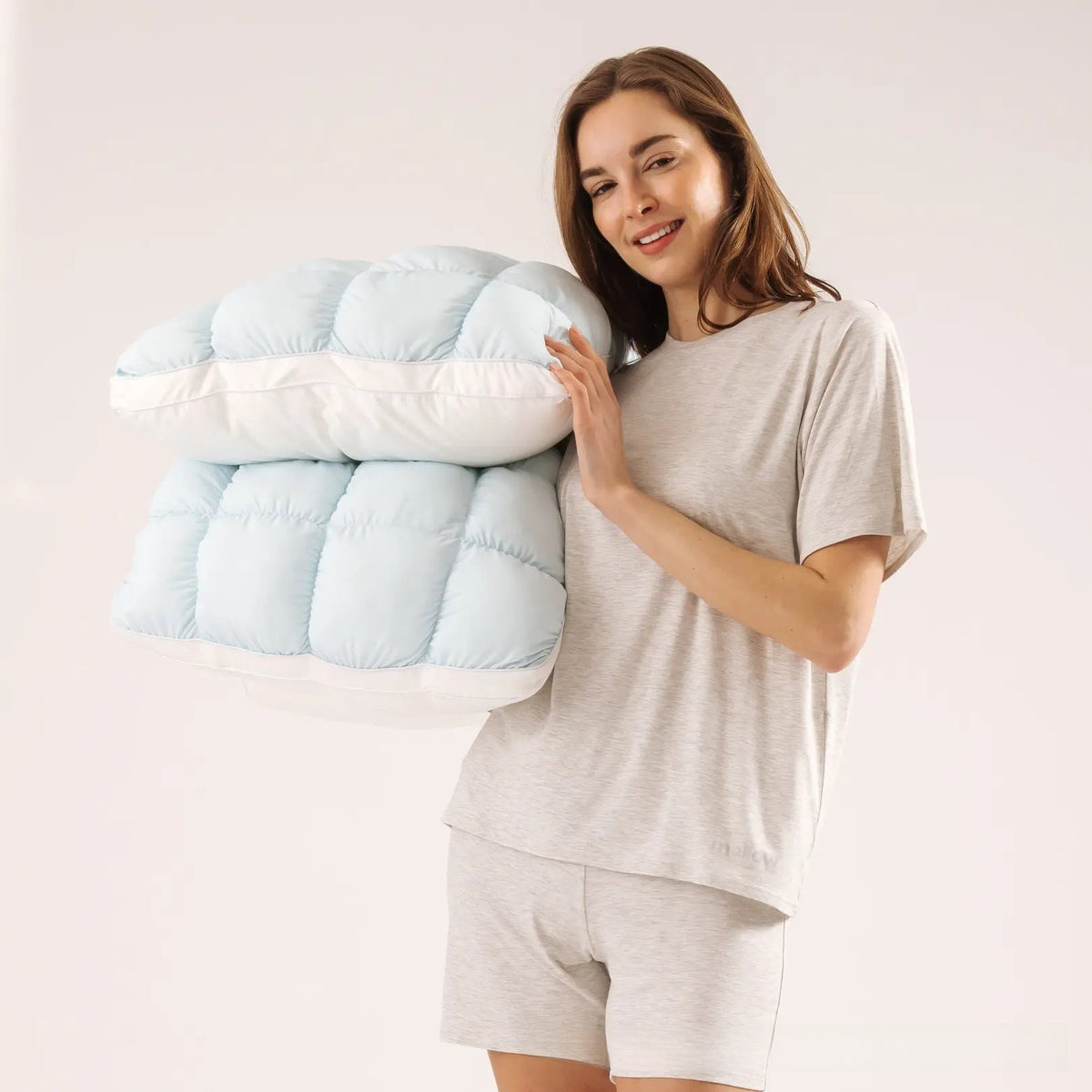 Cooling Cloud Puff Pillow – Ultra Soft, Hypoallergenic Cervical Support
