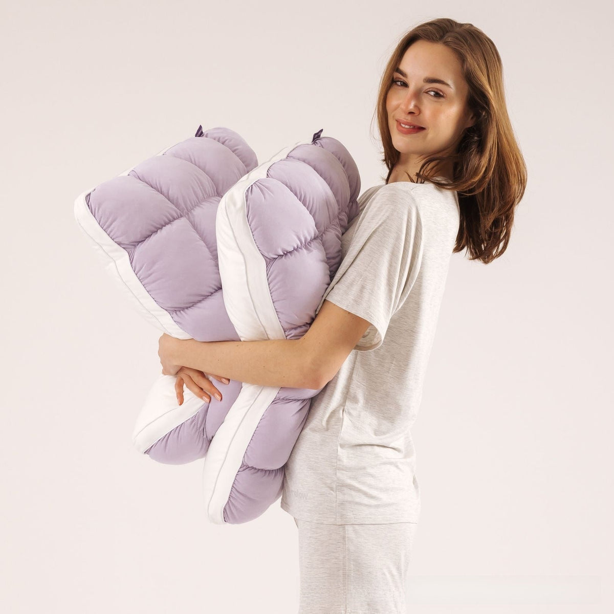 Cooling Cloud Puff Pillow – Ultra Soft, Hypoallergenic Cervical Support
