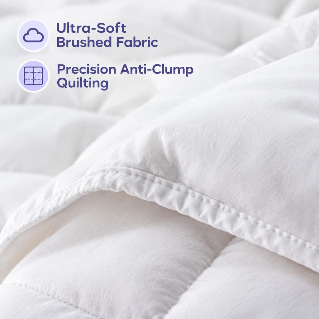Double-Stuffed All-Season Quilt | Soft & Machine Washable